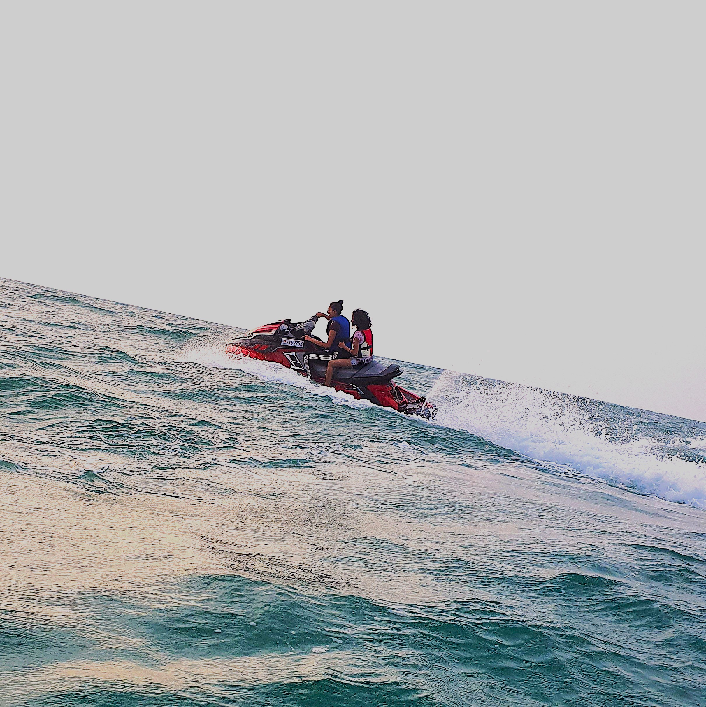 Jetskiing
